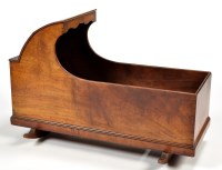 Lot 1173 - An early 19th Century mahogany cradle, with...