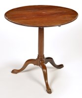 Lot 1190 - An 18th Century tip-up-top occasional table,...