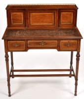 Lot 1251 - A fine Edwardian rosewood bonheur du jour,...