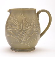 Lot 39 - Susie Cooper: a Celadon glazed jug, with...