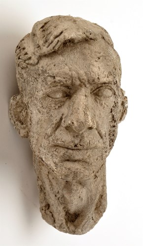 Lot 49 - Sylvia Lytton: a cement model of a man's head...
