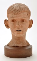 Lot 51A - Sylvia Lytton: ''Graham'', a terracotta...