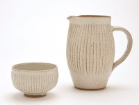 Lot 53 - David Andrew Leach: a stoneware jug and sugar...