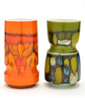 Lot 59 - Two Poole Pottery ware vases, both marked...