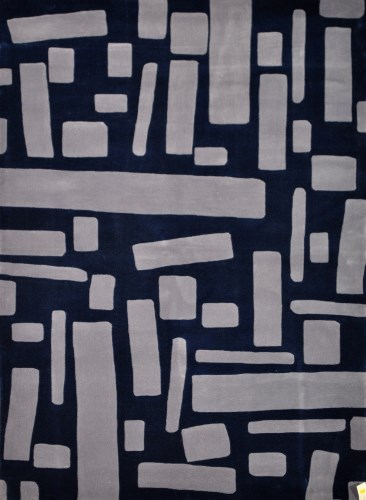 Lot 71 - Jeff Banks: an acrylic 'Ports of Call' rug,...