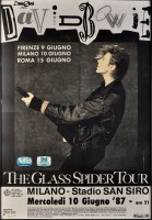 Lot 160 - A framed poster for David Bowie's ''The Glass...