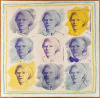 Lot 188 - Artist Unknown ''ANDY WARHOL'' colour...