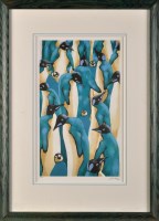 Lot 194 - After Lee Woods ''PENGUINS'' signed in pencil...