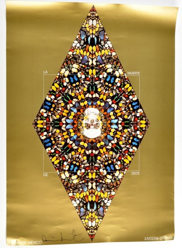 Lot 232 - Damien Hirst ''LA MUERTE DE DIOS'' (GOLD...