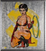 Lot 233 - Allen Jones ''KNEELING WOMAN'' colour...