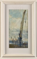 Lot 242 - Clare Money ''YELLOW CRANE'' signed; inscribed...