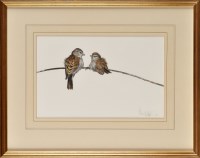 Lot 252 - Warwick Higgs ''SPARROWS FLYING LESSONS''...