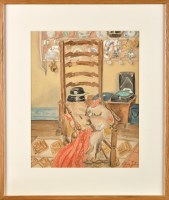 Lot 253 - Vivien John ''CATS IN THE KITCHEN'' signed and...