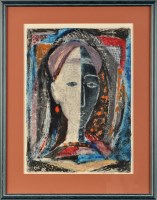 Lot 264 - Margerie May HEAD OF A WOMAN signed below the...