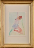 Lot 266 - Nathan Oliviera FEMALE NUDE STUDY signed and...