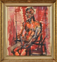 Lot 269 - A Follower of Elizabeth Frink MALE NUDE STUDY...