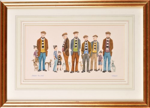 Lot 296 - Terence McArdle ''HOWAY THE LADS'' signed and...