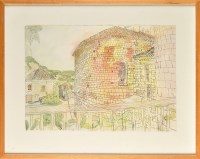 Lot 317 - Anthony Gross ''A VIEW FROM A BALCONY'' signed...