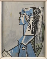 Lot 339 - A Follower of Pablo Picasso WOMAN'S HEAD...