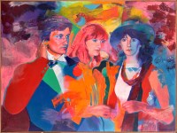 Lot 366 - Katharine Dickinson ''PARTY PEOPLE'' signed...