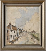 Lot 431 - L*** Hunter ''CULROSS'' signed oil on board 40...