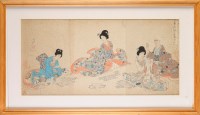 Lot 5 - Yoshikuni (Japanese fl. 1803-1840) THREE...
