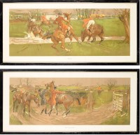 Lot 12 - Lionel Edwards (1878-1966) ''WATER'' AND ''THE...