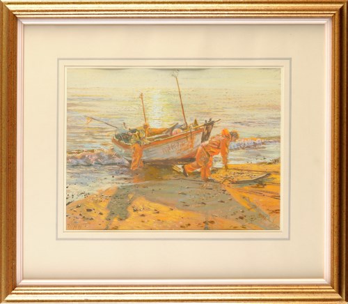 Lot 182 - Margaret Glass, MP, PS (1950-) ''MORNING CATCH...