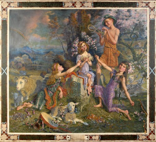 Lot 231 - William Irving (1866-1943) AN ARCADIAN SCENE...