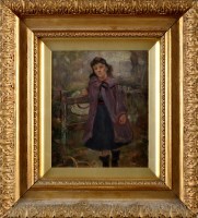 Lot 233 - Ralph Hedley, RBA (1848-1913) A GIRL IN A...