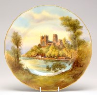 Lot 300 - A Royal Worcester cabinet plate by Raymond...