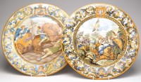 Lot 317 - A 19th Century Italian Majolica charger,...