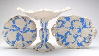 Lot 320 - A part Parian dessert service, by T.J. and J....