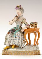 Lot 327 - Meissen: ''Smell'' from the ''Five Senses'',...