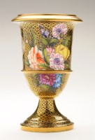 Lot 334 - Spode: a ''1166'' pattern vase, of footed...