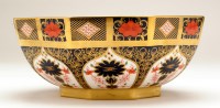 Lot 365 - Royal Crown Derby: a large octagonal Old Imari...