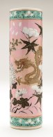 Lot 393 - A Cylinder vase, early 20th Century, decorated...