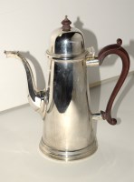 Lot 453 - An Elizabeth II coffee pot, by Reid & Sons,...