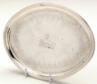 Lot 508 - A George III teapot stand, by William Plummer,...