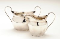 Lot 513 - An Edwardian two-handled sugar bowl and...