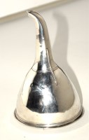 Lot 527 - A George III wine funnel, by Peter & William...