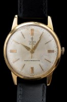 Lot 600 - Tudor Royal: a gentleman's 9ct. gold cased...