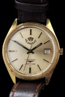 Lot 620 - Longines Automatic: a gilt metal and stainless...