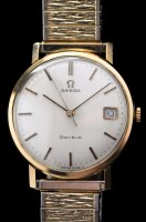 Lot 627 - Omega: a gentleman's 9ct. gold cased...