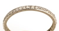 Lot 756 - A diamond eternity ring, the old cut diamonds...