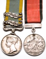 Lot 935 - A pair of Crimea medals, including: the...