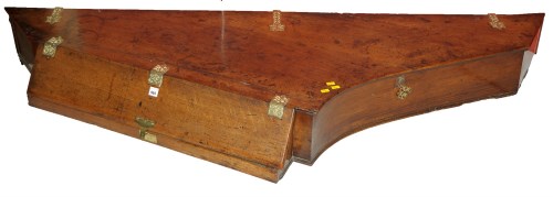 Lot 964 - An early 18th Century walnut cased spinet, the...
