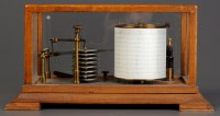 Lot 1003 - An early 20th Century barograph, retailed by T....