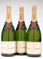 Lot 1022 - Three magnums of Moet & Chandon Champagne,...