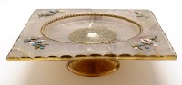 Lot 1060 - A late 19th Century banded agate tazza, with...